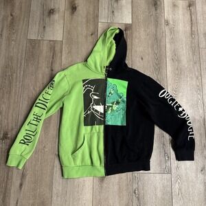 The Nightmare Before Christmas‎ Oogie Boogie  Full Zip Hoodie Mens Size Large